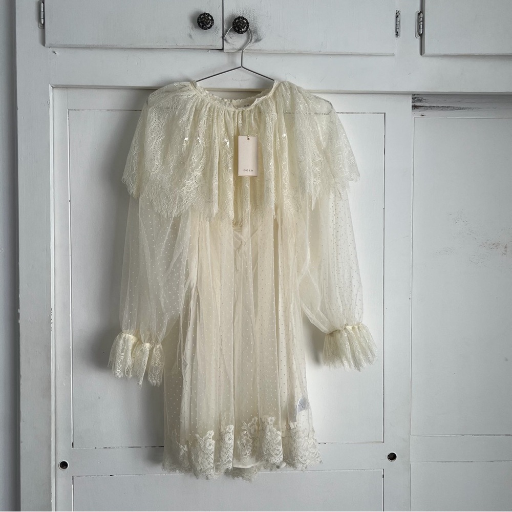 Doen Lilith Dress - Ruffle Collar Lace